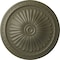 Ekena Millwork Alexa Ceiling Medallion (Fits Canopies up to 3"), Hand-Painted Spartan Stone, 15"OD x 1 3/4"P CM14AXSSF - alternate 1